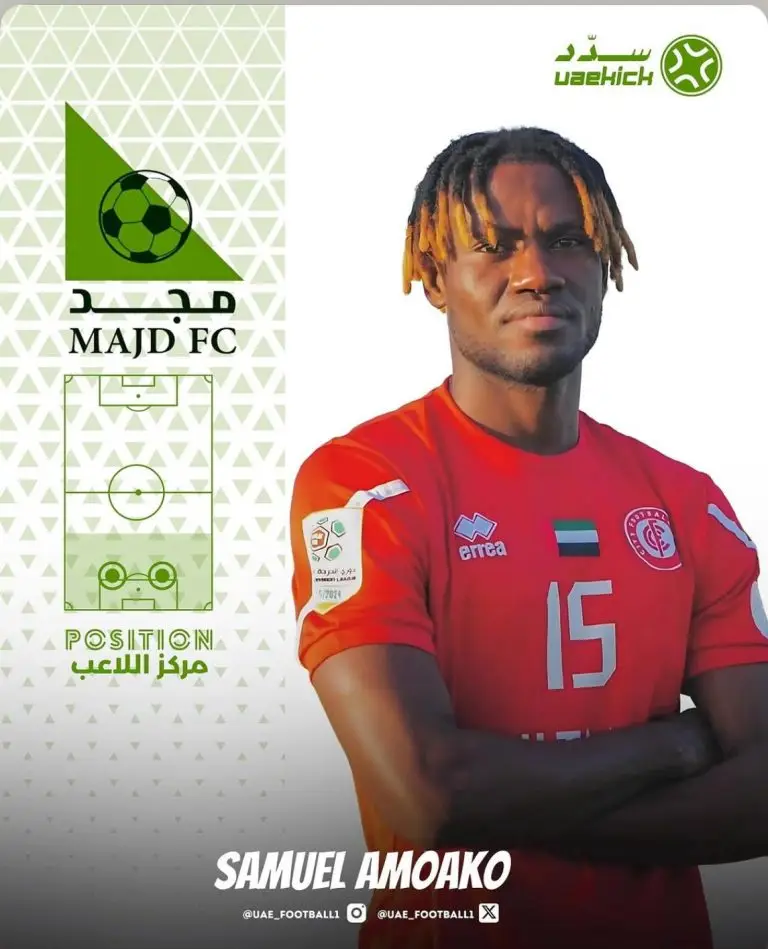 OFFICIAL: Al Majd FC Secures Signing of Samuel Amoako